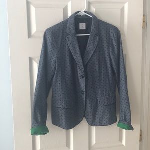 Polka dot blazer from Gap